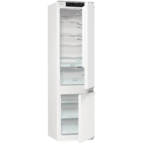 Встраиваемый холодильник Gorenje NRKI519141 белый двухкамерный 207/68 л морозилка снизу, No Frost