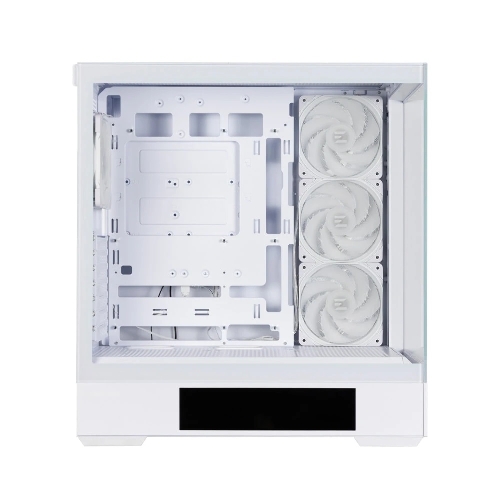 Компьютерный корпус ZALMAN P40 DS, ATX, белый, WINDOW, 9.1-inch LCD screen, 2xCombo(2.5” or 3.5”), 1x2.5”, 1xUSB TYPE-C, 2xUSB 3.0, SIDE 3x120мм ARGb, REAR 1x120мм ARGb