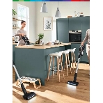 Пылесос вертикальный Bosch BCS931GAC серый, питание от аккумулятора, уборка сухая, пылесборник 0.4 л