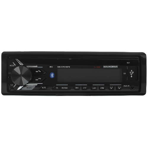 Автомагнитола Soundmax SM-CCR3186, 1 DIN, Bluetooth, USB Type-A, AUX