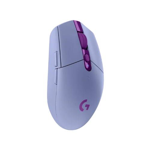 Мышь беспроводная Logitech G304 Lightspeed фиолетовый, 12000 dpi, радиоканал, USB, кнопки - 6