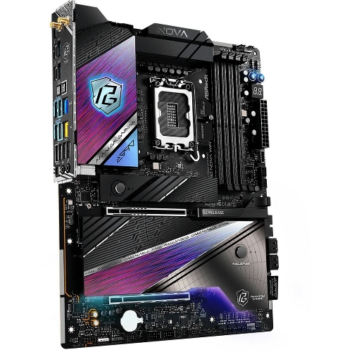 Материнская плата ASRock Z890 Nova WiFi, LGA 1851, Intel Z890, 4xDDR5, 4xSATA, 6xM.2, 1xPCIe 5.0 x16, 1xPCIe 4.0 x16, 1xPCIe x4, 1xHDMI, 2xThunderbolt 4, 1x5Gb LAN, 1x2.5Gb LAN, 4xUSB-A 3.2 Gen 2, 4xUSB-A 3.2 Gen 1, 2xUSB 2.0, 7.1, ATX
