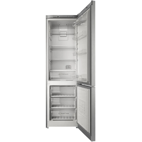 Холодильник Indesit ITS 4200 G серебристый двухкамерный 247/78л морозилка снизу, No Frost