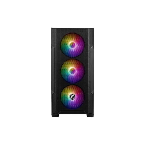 Компьютерный корпус MSI MAG FORGE M100A, Mini-Tower, черный 4x120мм
