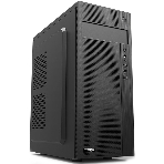 Компьютерный корпус CBR PCC-ATX-E185-WPSU ATX Miditower E185, без БП, 2*USB 2.0, HD Audio+Mic, черный