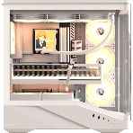 Компьютерный корпус Formula V Line Crystal U9 PA White, ATX, TYPE-C*1, USB3.0*2, Curved Glass, SIDE 3x PERFORMANCE ARGB, REAR 1x PERFORMANCE ARGB