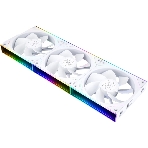 Кулер для корпуса Thermalright TL-M12QRW Reverse (124x120x25mm, 4-pin PWM, ARGB, 47.6CFM, 23.2dBA, 1500RPM, White)