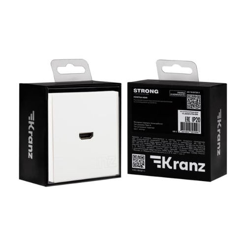 Розетка Kranz STRONG HDMI с/у жемчуг