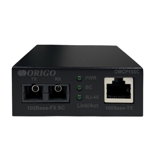 Медиаконвертер ORIGO OMCF15SC/A1A 100Base-TX/100Base-FX (SC), 1310 нм, одномод, до 15 км