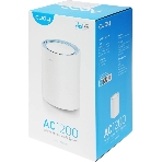 Бесшовный Mesh роутер Cudy M1200(1-Pack) AC1200 10/100BASE-TX белый