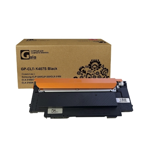 Картридж лазерный GalaPrint GP-CLT-K407S черный (1500 стр) для Samsung CLP-320/CLP-325/CLX-3185/CLX-3180/CLP-325W/CLP-320N/CLX-3185N/CLX-3185FN/CLX-3185W