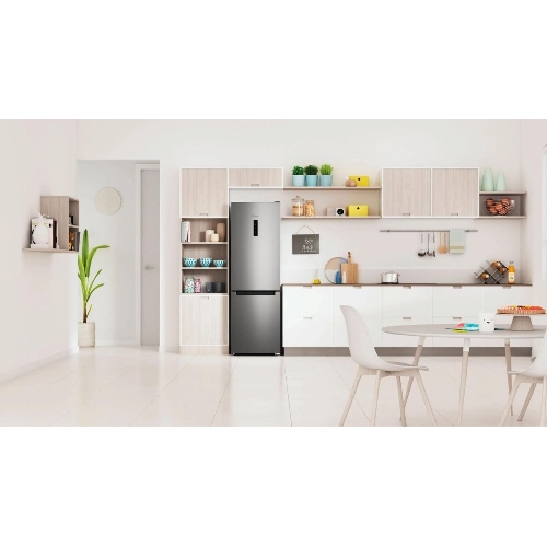 Холодильник Indesit ITS 5180 NG, темно-серый, двухкамерный 220/78л морозилка снизу, No Frost