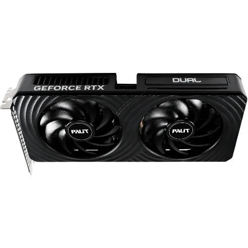 Видеокарта Palit GeForce RTX 5050 DUAL OC, NVIDIA RTX 5050, 8 ГБ GDDR6, 128 бит, PCI-e 5.0, 1xHDMI, 3xDP, 2647 МГц