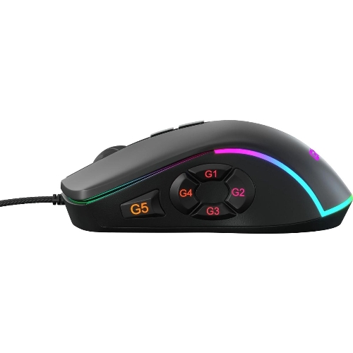 Мышь проводная GMNG XM003 черный, 32000 dpi, USB, кнопки - 10