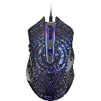 Мышь проводная Qumo Valhalla M35 черный, 3200 dpi, USB, кнопки - 6
