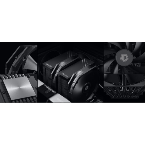Устройство охлаждения(кулер) ID-Cooling Frozn A720 черный 140мм алюминий+медь 2000rpm 33.5db 4-pin 300W 163мм