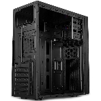 Компьютерный корпус CBR PCC-ATX-E185-WPSU ATX Miditower E185, без БП, 2*USB 2.0, HD Audio+Mic, черный