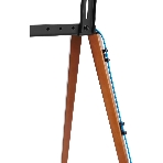 Подставка для телевизора Cactus CS-ST3644BKWN черный/орех, 43