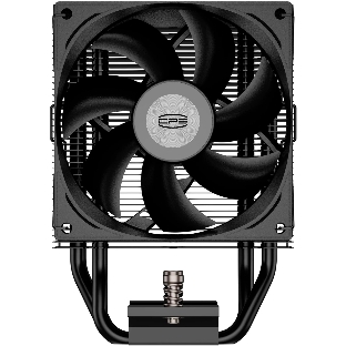 Кулер для процессора PCCooler R300 BK S115X/1200/1700/1851/AM4/AM5 (TDP 150W, 92mm Fan, 3 тепловые трубки 6мм, 800-2200RPM, 18-30dBa)