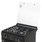 Плита газовая Gefest ПГ 6100-02 0187 черный, конфорок 4 шт, духовка 52 л, 60 см x 85 см x 60 см