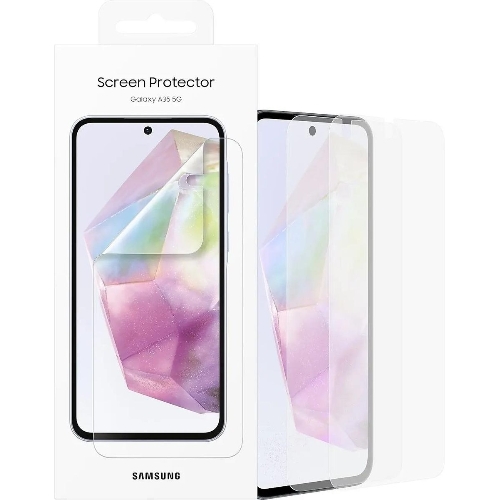 Защитная пленка для экрана Samsung прозрачный для Samsung Galaxy A35 прозрачный 2шт. (EF-UA356CTEGRU)