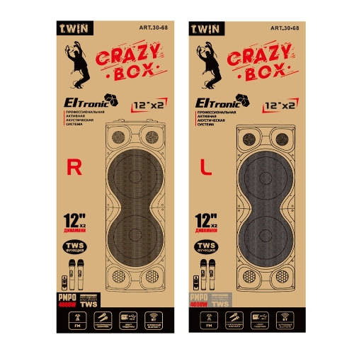 Колонка Eltronic (30-68) CRAZY BOX 4000 - 12