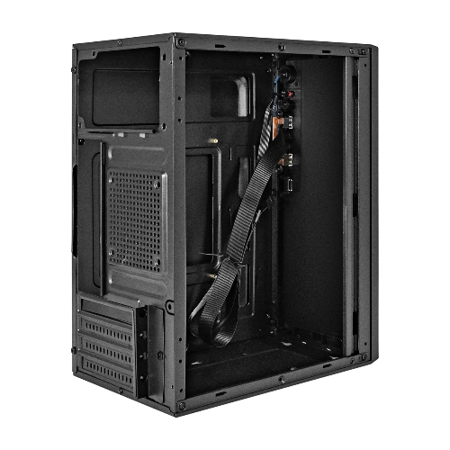 Компьютерный корпус Minitower ExeGate BAA-308-AAA450 (mATX, БП AAA450 с вент. 8см, 2хUSB, HD Audio, черный)