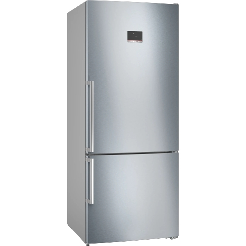 Холодильник Bosch KGN76CI30U серебристый двухкамерный 406/115л морозилка снизу, No Frost