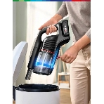 Пылесос вертикальный Bosch BCS931GAC серый, питание от аккумулятора, уборка сухая, пылесборник 0.4 л