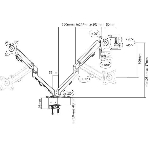 Кронштейн для мониторов Ultramounts UM729 черный 17