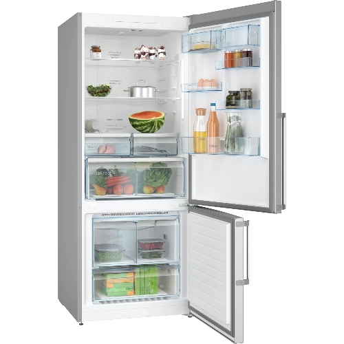 Холодильник Bosch KGN76CI30U серебристый двухкамерный 406/115л морозилка снизу, No Frost