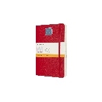 Блокнот Moleskine CLASSIC SOFT EXPENDED QP616EXPF2 Large 130х210 мм, 400 страниц, линейка, мягкая обложка, красный