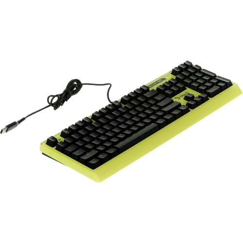 Клавиатура проводная A4Tech Bloody B810RC Punk USB желтый/черный