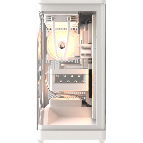 Компьютерный корпус Formula V Line Crystal U9 PA White, ATX, TYPE-C*1, USB3.0*2, Curved Glass, SIDE 3x PERFORMANCE ARGB, REAR 1x PERFORMANCE ARGB
