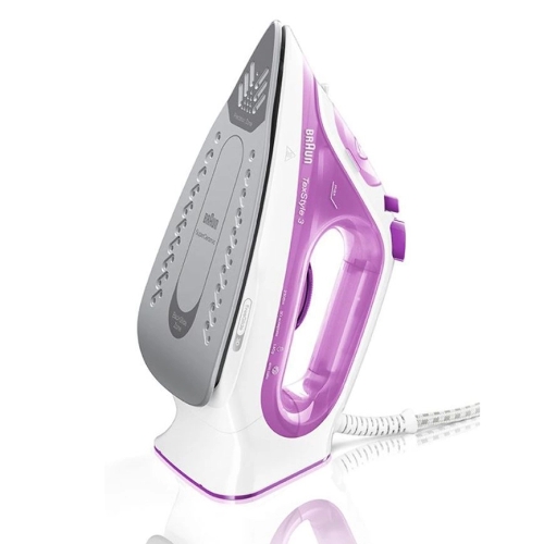 Утюг Braun SI 3030 PU белый/фиолетовый, 2300 Вт, 45 г/мин, 140 г/мин, 270 мл