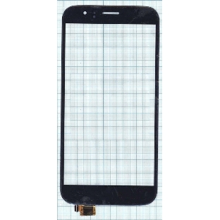 Сенсорное стекло (тачскрин) для Huawei G7 Plus, черное