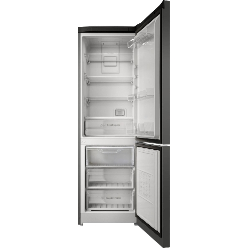 Холодильник Indesit ITS 5180 NG, темно-серый, двухкамерный 220/78л морозилка снизу, No Frost