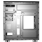 Компьютерный корпус ACD Coffre 102N mATX, черный, 80мм rear FAN, w/o PSU