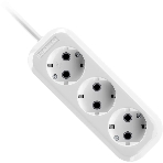 Удлинитель DEFENDER (99369) R330 16 А, 3 роз х 10 м, белый