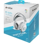 Гарнитура A4Tech Fstyler FH300U белый, проводная, подсветка