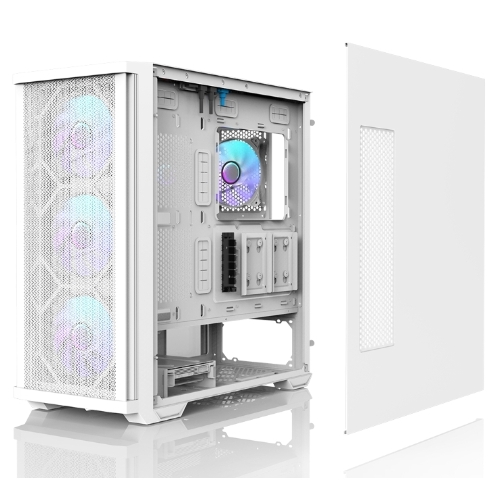 Компьютерный корпус MidiTower Zalman Z10 DUO White (без блока питания) (Zalman Z10 DUO White)