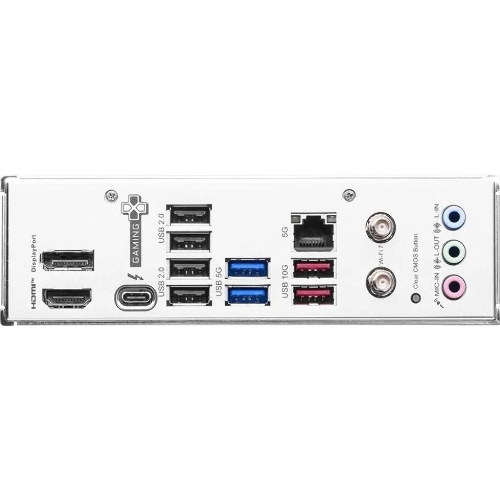 Материнская плата MSI B860 GAMING PLUS WIFI, LGA 1851, Intel B860, 4xDDR5, 4xSATA, 3xM.2, 1xPCIe 4.0 x4, 1xPCIe 5.0 x16, 1xDP, 1xHDMI, 1xUSB-C, 1x 5Gb LAN, 4xUSB-A 2.0, 2xUSB-A 3.2 Gen 1, 2xUSB 3.2 Gen 2, 7.1, 3x3.5 мм, ATX