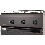 Плита газовая Flama CG 3202 B коричневый, конфорок 2 шт, духовка 30 л, 50 см x 85 см x 35 см