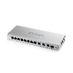 Коммутатор мультигигабитный Smart L2 коммутатор Zyxel XGS1250-12, 8xGE, 3x1/2,5/5/10G, 1xSFP+, кнопка LED ECO Mode, настольный