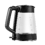 Чайник электрический Centek CT-1014 черный стекло 1.7 л, 2200 Вт, LED, Защита от перегрева, STRIX контроллер