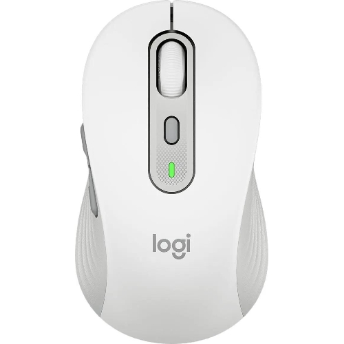 Мышь беспроводная Logitech M750 белый, 4000 dpi, радиоканал, Bluetooth, USB, кнопки - 5