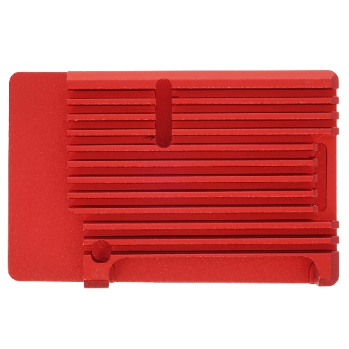 Корпус Qumo Aluminum case without fan, Raspberry Pi 4, red(RS004)