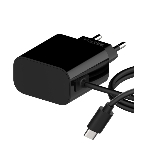 Сетевое зарядное устройство Maxvi CHL-240T 2.4A, with Type-C cable, черный