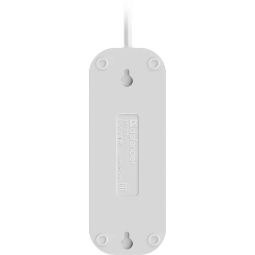 Удлинитель DEFENDER (99369) R330 16 А, 3 роз х 10 м, белый