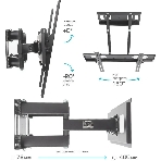 Кронштейн для телевизора Arm Media PT-16 NEW черный, 22